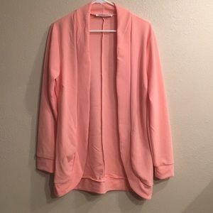 3 for $24: Women’s peach/pink cardigan, size Lg.